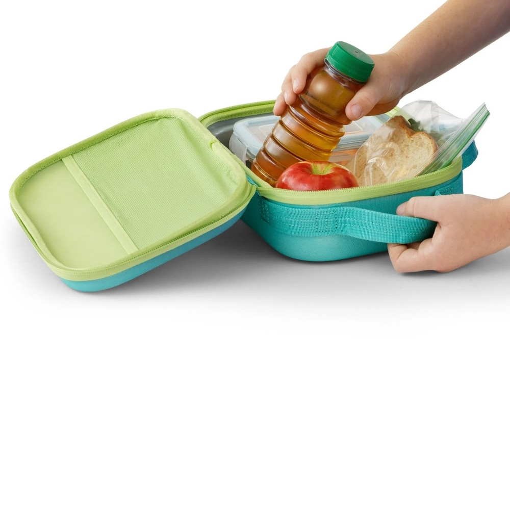 Firefly! Outdoor Gear Youth Insulated Lunch Box - Blue/Green, Unisex NEW